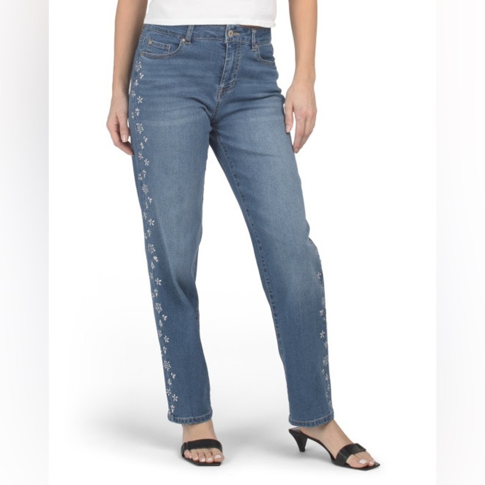BNWT Camila Coelho Rhinestone Jeans